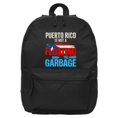 Puerto Rico Is Not A Floating Island Of Garbage 16 in Basic Backpack