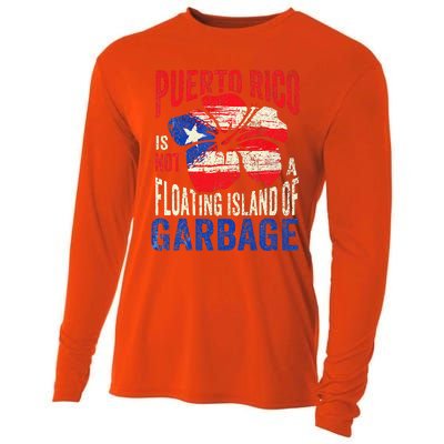 Puerto Rico Is Not A Floating Island Of Garbage Cooling Performance Long Sleeve Crew