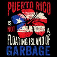 Puerto Rico Is Not A Floating Island Of Garbage Drawstring Bag