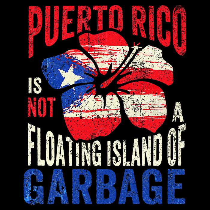 Puerto Rico Is Not A Floating Island Of Garbage Drawstring Bag