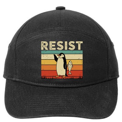 Penguin Resist Ice Cold And Unbothered March 7-Panel Snapback Hat