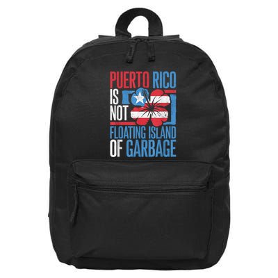 Puerto Rico Is Not A Floating Island Of Garbage 16 in Basic Backpack