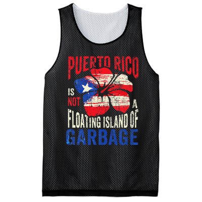 Puerto Rico Is Not A Floating Island Of Garbage Gift Mesh Reversible Basketball Jersey Tank