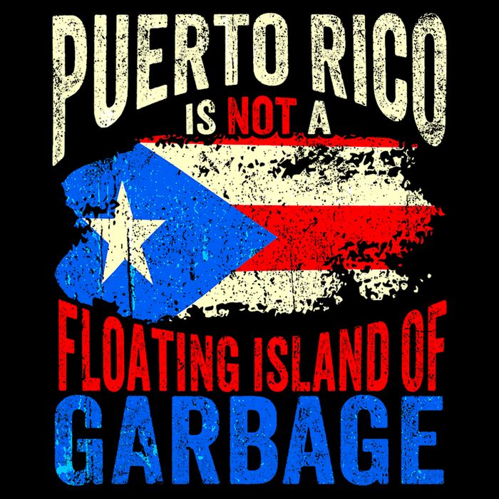 Puerto Rico Is Not A Floating Island Of Garbage Performance Shirt