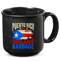 Puerto Rico Is Not A Floating Island Of Garbage 15oz Campfire Ceramic Mug