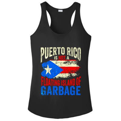 Puerto Rico Is Not A Floating Island Of Garbage Ladies PosiCharge Competitor Racerback Tank