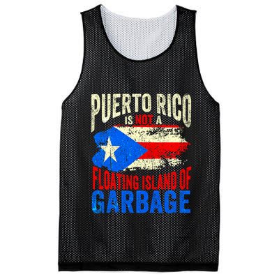 Puerto Rico Is Not A Floating Island Of Garbage Mesh Reversible Basketball Jersey Tank