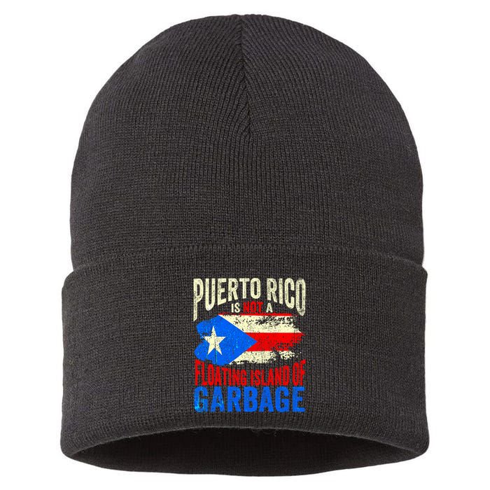 Puerto Rico Is Not A Floating Island Of Garbage Sustainable Knit Beanie