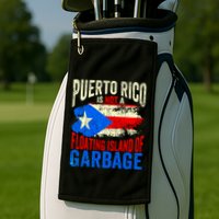 Puerto Rico Is Not A Floating Island Of Garbage Golf Towel