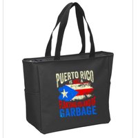 Puerto Rico Is Not A Floating Island Of Garbage Zip Tote Bag