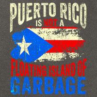 Puerto Rico Is Not A Floating Island Of Garbage Cotton Canvas Backpack