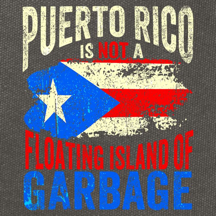 Puerto Rico Is Not A Floating Island Of Garbage Cotton Canvas Backpack