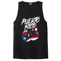 Puerto Rico In Boxing Gloves Hispanic Boxing Fighter Gift PosiCharge Competitor Tank