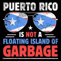 Puerto Rico Is Not A Floating Island Of Garbage Tall T-Shirt