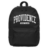 Providence Rhode Island Ri College Style 16 in Basic Backpack
