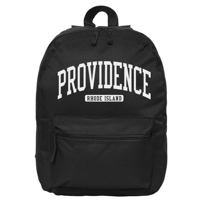 Providence Rhode Island Ri College Style 16 in Basic Backpack