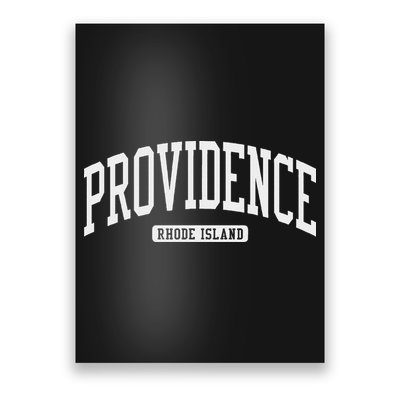 Providence Rhode Island Ri College Style Poster