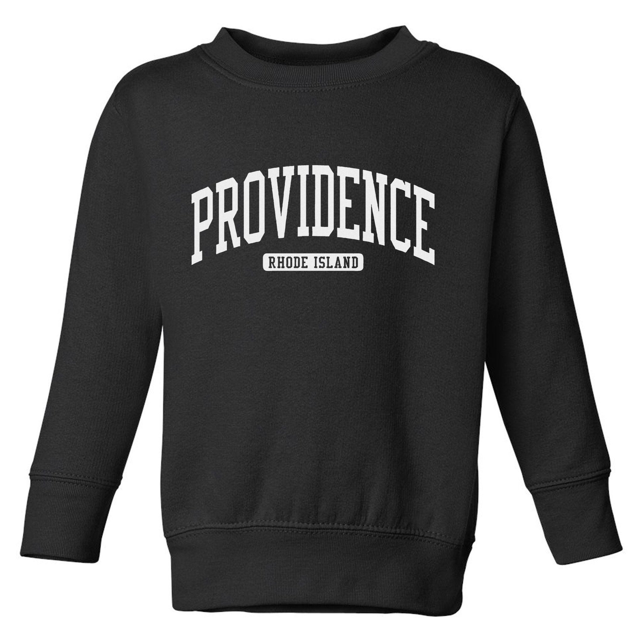 Providence Rhode Island Ri College Style Toddler Sweatshirt