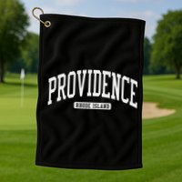 Providence Rhode Island Ri College Style Golf Towel