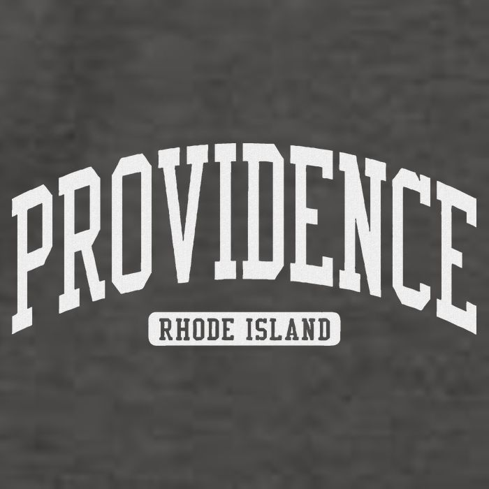 Providence Rhode Island Ri College Style Vector Backpack