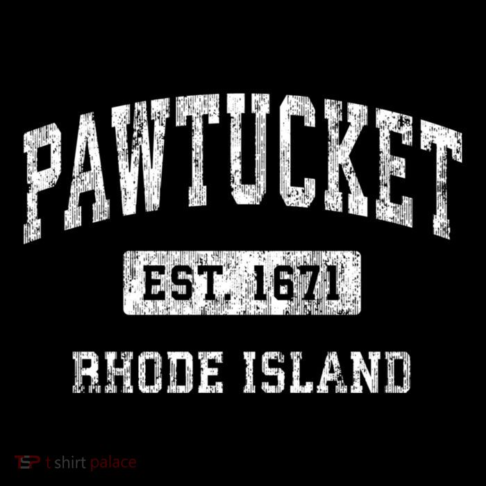 Pawtucket Rhode Island Ri Vintage Established Sports T-Shirt