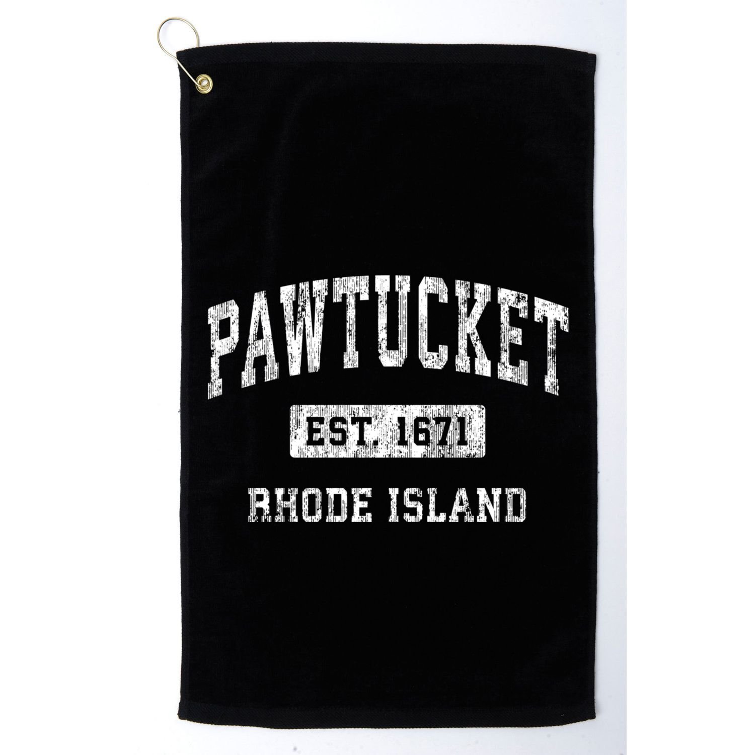 Pawtucket Rhode Island Ri Vintage Established Sports Golf Towel