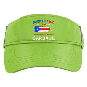 Puerto Rico Is Not A Floating Island Of Garbage Adult Drive Performance Visor