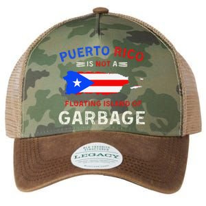 Puerto Rico Is Not A Floating Island Of Garbage Legacy Tie Dye Trucker Hat