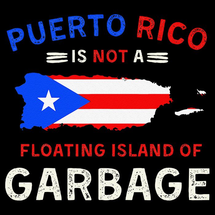 Puerto Rico Is Not A Floating Island Of Garbage Drawstring Bag