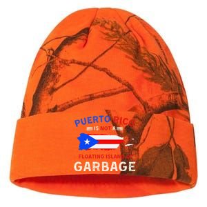 Puerto Rico Is Not A Floating Island Of Garbage Kati Licensed 12" Camo Beanie