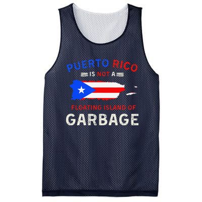 Puerto Rico Is Not A Floating Island Of Garbage Mesh Reversible Basketball Jersey Tank