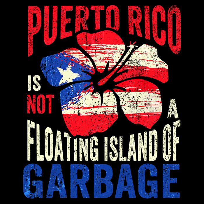 Puerto Rico Is Not A Floating Island Of Garbage Flat Bill Trucker Hat