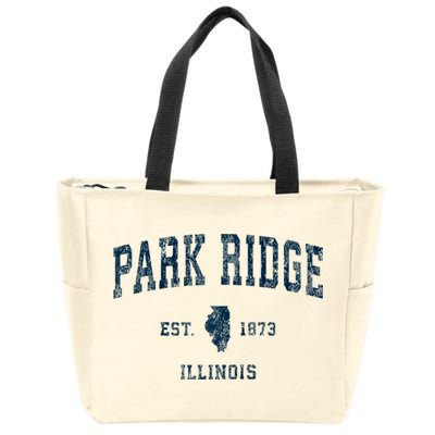 Park Ridge Illinois Il Vintage Sports Zip Tote Bag
