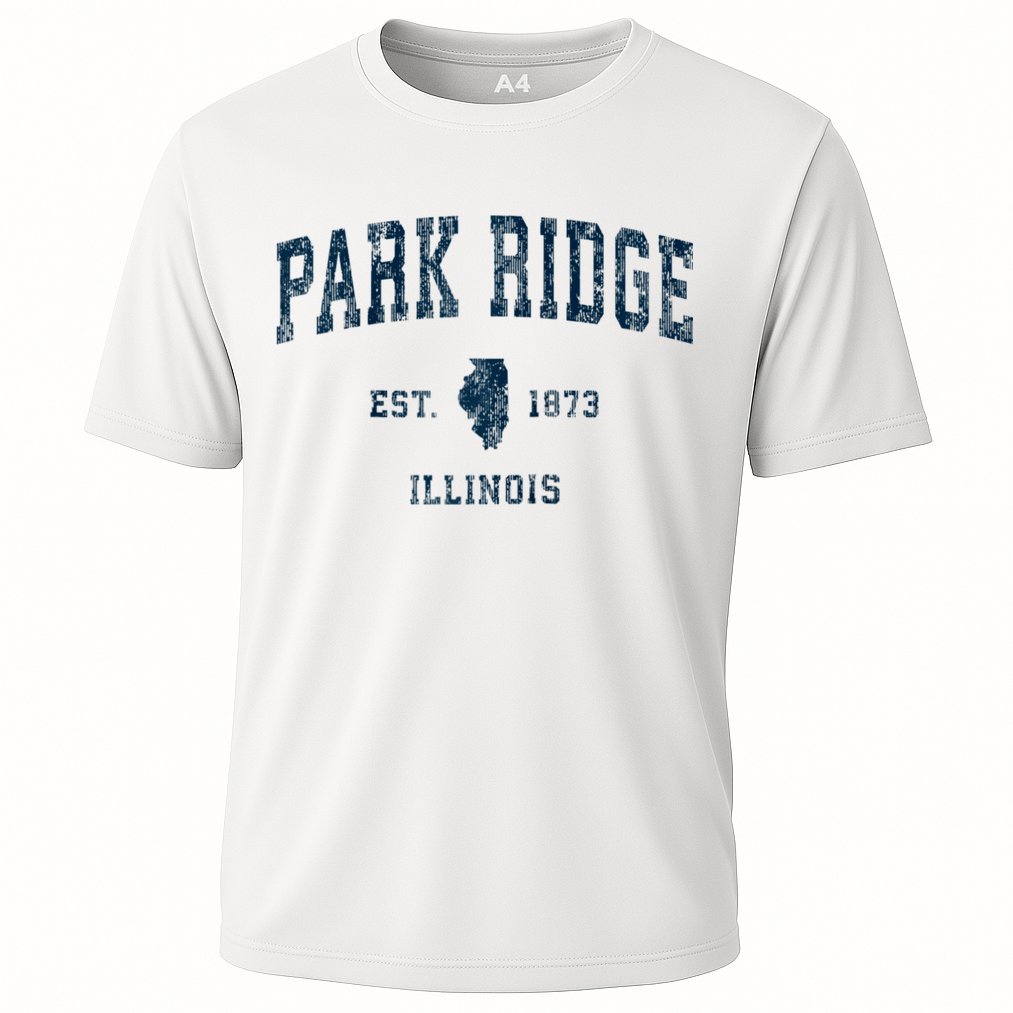 Park Ridge Illinois Il Vintage Sports Cooling Performance Crew T-Shirt