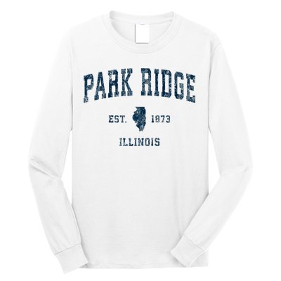 Park Ridge Illinois Il Vintage Sports Long Sleeve Shirt