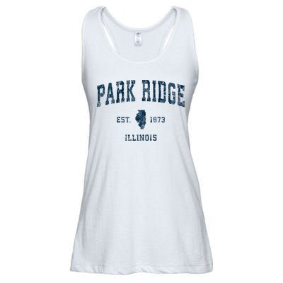 Park Ridge Illinois Il Vintage Sports Ladies Essential Flowy Tank