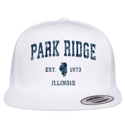 Park Ridge Illinois Il Vintage Sports Flat Bill Trucker Hat