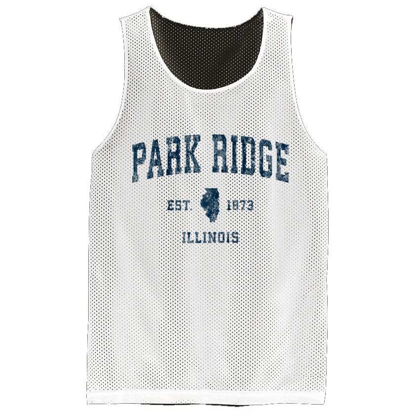 Park Ridge Illinois Il Vintage Sports Mesh Reversible Basketball Jersey Tank