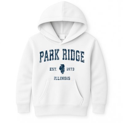 Park Ridge Illinois Il Vintage Sports Kids Hoodie