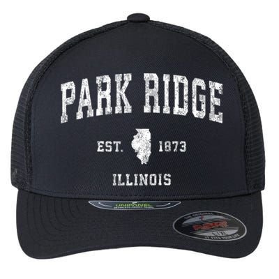 Park Ridge Illinois Il Vintage Established Sports Design Flexfit Unipanel Trucker Cap