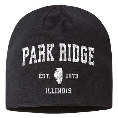 Park Ridge Illinois Il Vintage Established Sports Design Sustainable Beanie