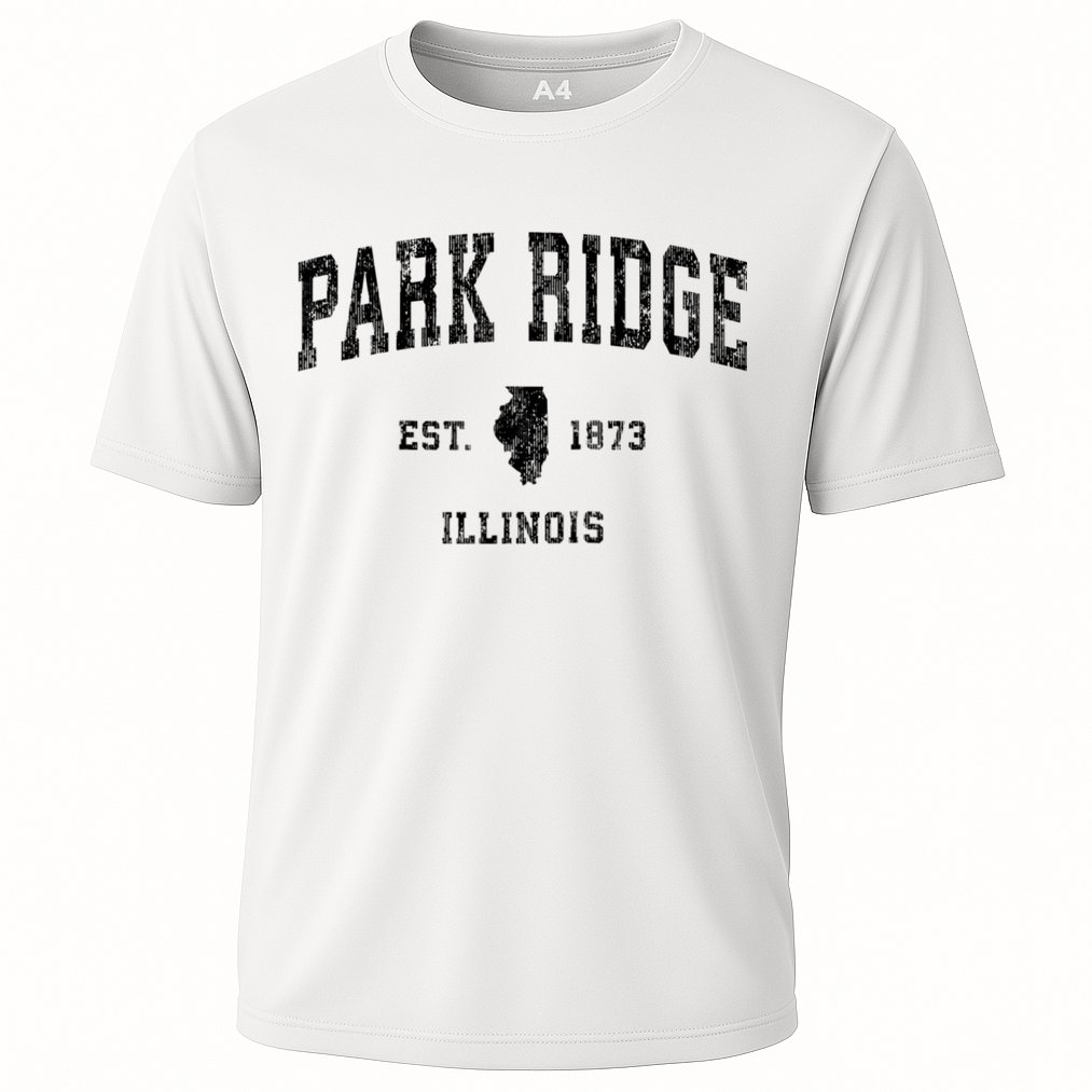 Park Ridge Illinois Il Vintage Established Sports Design Cooling Performance Crew T-Shirt