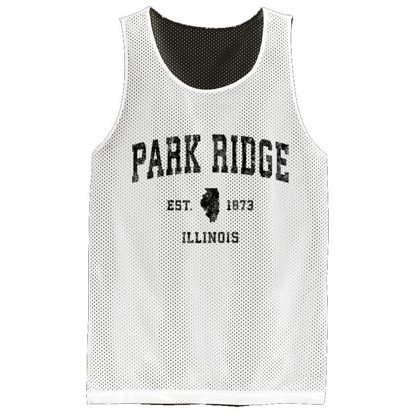 Park Ridge Illinois Il Vintage Established Sports Design Mesh Reversible Basketball Jersey Tank