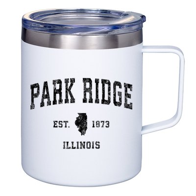 Park Ridge Illinois Il Vintage Established Sports Design 12oz Stainless Steel Coffee Mug