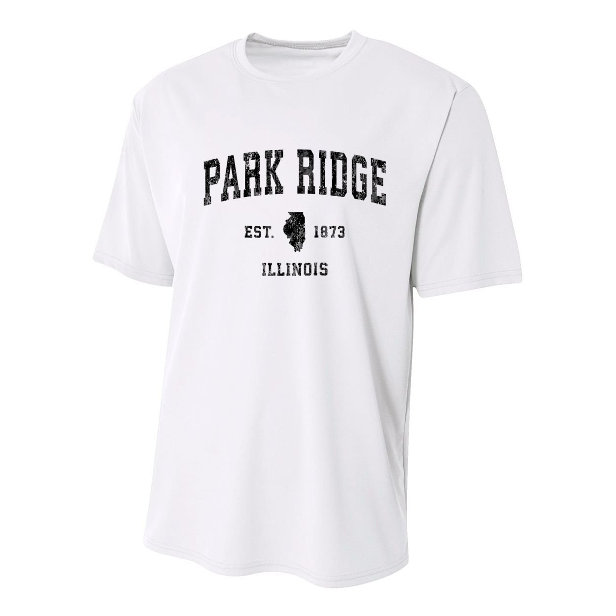 Park Ridge Illinois Il Vintage Established Sports Design Youth Performance Sprint T-Shirt