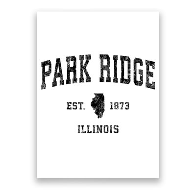 Park Ridge Illinois Il Vintage Established Sports Design Poster