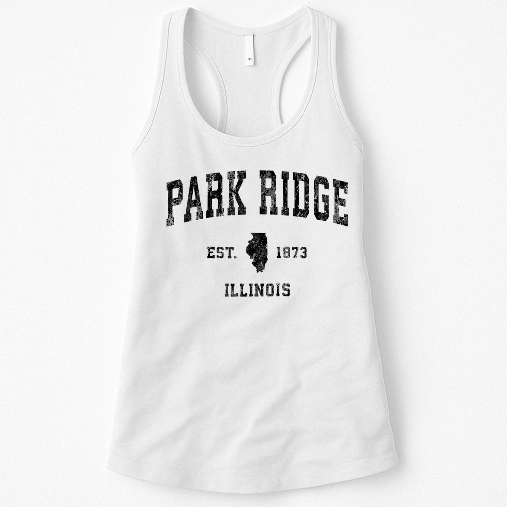 Park Ridge Illinois Il Vintage Established Sports Design Womens Tank Top