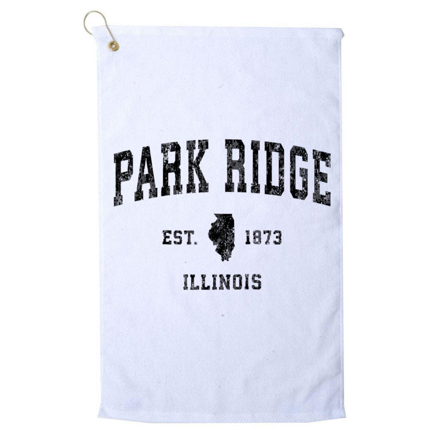 Park Ridge Illinois Il Vintage Established Sports Design Golf Towel