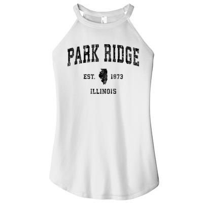 Park Ridge Illinois Il Vintage Established Sports Design Women's Perfect Tri Rocker Tank