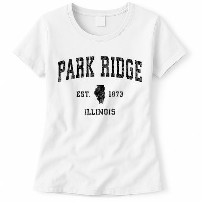 Park Ridge Illinois Il Vintage Established Sports Design Womens T-Shirt